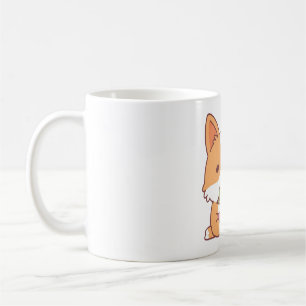 Cute Corgi Dog Eating Ramen Coffee Mug