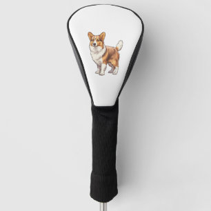 Cute Corgi Dog Golf Head Cover