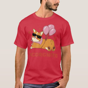 Cute Corgi Dog Lover Incorgnito Pun Funny T-Shirt