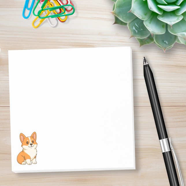 Cute Corgi Dog Post-it Notes (Creator Uploaded)