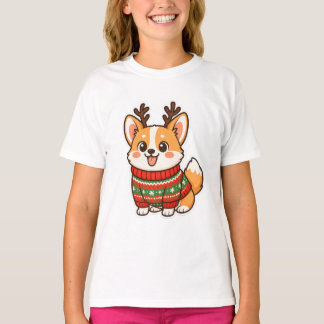 Cute Corgi Dog Ugly Christmas Sweater Holiday Swea