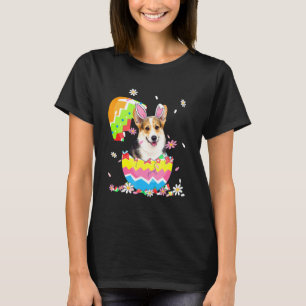 Cute Corgi Egg  Easter Day Dog Dad Dog Mum T-Shirt