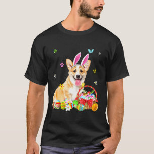 Cute Corgi Happy Easter Dog T-Shirt