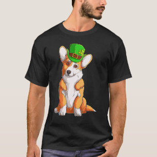 Cute Corgi Irish Pub C St Patrick's Day Women Kid T-Shirt