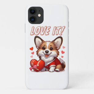 Cute Corgi Love Case-Mate iPhone Case