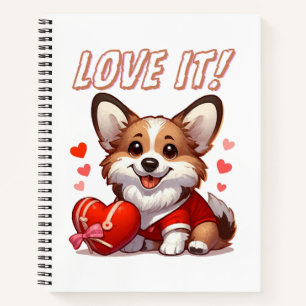 Cute Corgi Love Notebook