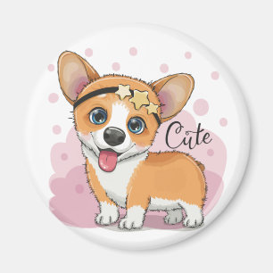 Cute Corgi Magnet