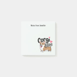 Cute Corgi Mum Gift Cartoon Puppy Dog Lover Post-it Notes