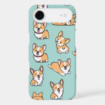 Cute Corgi Pattern Phone Case | Cute Kawaii Case