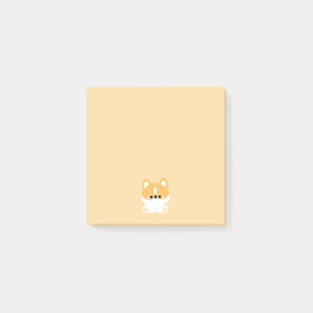 Cute Corgi Post-it Notes (Front)