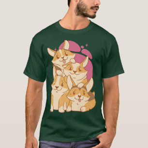 Cute Corgi Puppies Dog Owner Puppy Pet Dog Lover P T-Shirt