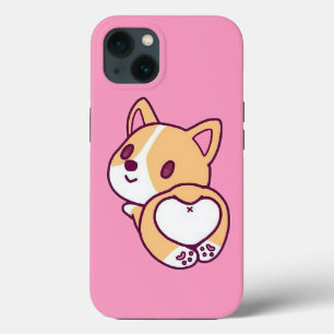 Cute Corgi Puppy Love iPhone 13 Case