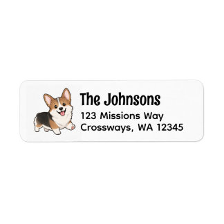 Cute Corgi Return Address Label