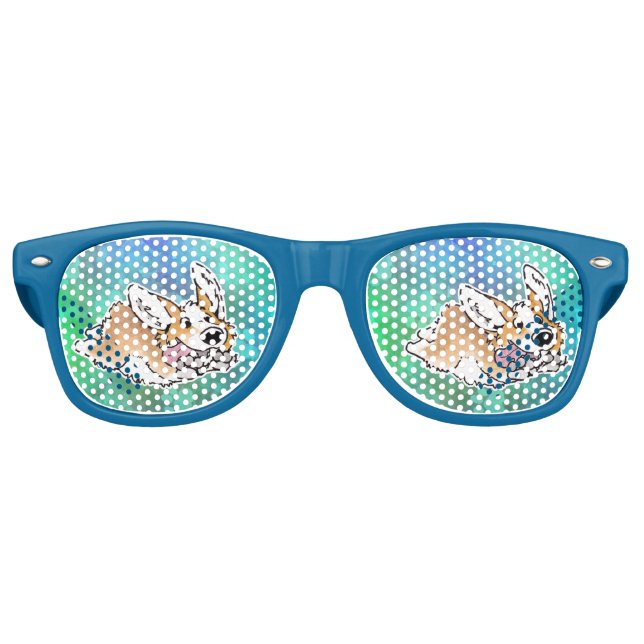 Cute corgi sunglasses (Front)