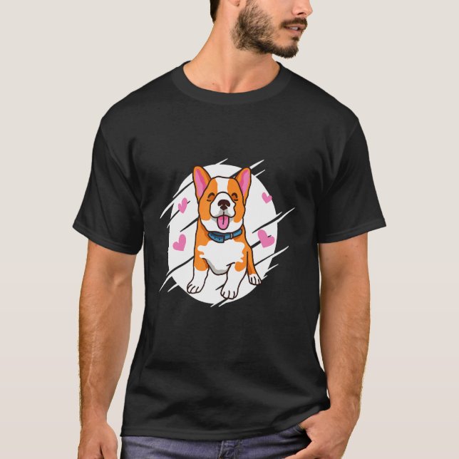 Cute Corgi T-Shirt (Front)