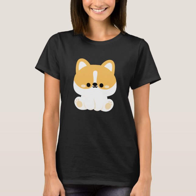 Cute Corgi T-Shirt (Front)