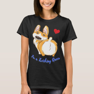 Cute Corgi Twerking Queen Best Twerk 917 T-Shirt