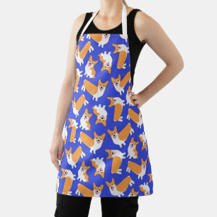 Cute Corgis in the Kitchen Pembroke Welsh Corgi Apron