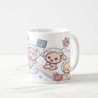 Cute Cosmic Animal Friends Coffee Mug