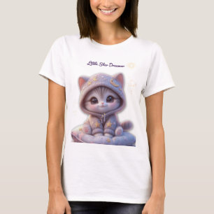 Cute Cosmic Cat – Pastel Space Kitten T-Shirt