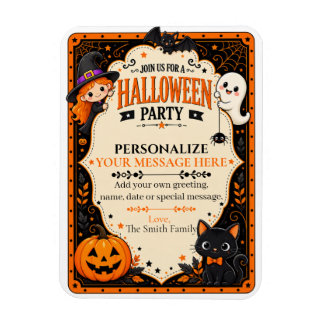 Cute Costume Halloween Magnet