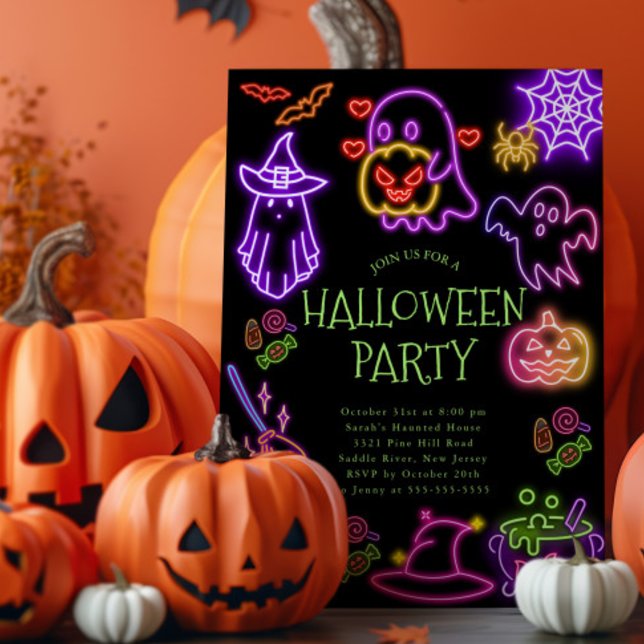 Cute Costume Halloween Party Invitation (Creator Uploaded)