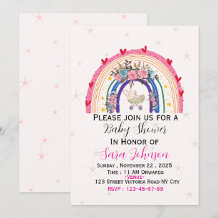 Cute & Cosy Baby Shower Invite for Mum-to-Be