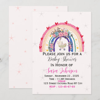 Cute & Cosy Baby Shower Invite for Mum-to-Be