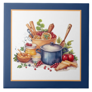 Cute cosy kitchen home business crafting  tile