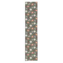 Cute cosy pattern with flowers mushroom & pinecone