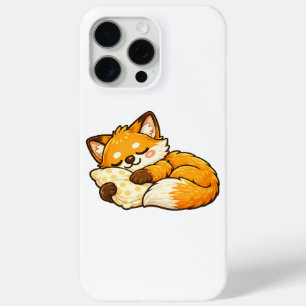 Cute Cosy Sleeping Fox iPhone 15 Pro Max Case