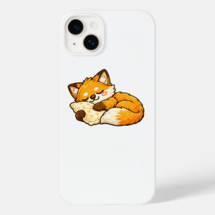 Cute Cosy Sleeping Fox Case-Mate iPhone 14 Plus Case