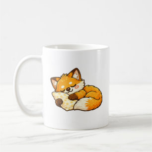 Cute Cosy Sleeping Fox Coffee Mug