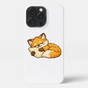 Cute Cosy Sleeping Fox iPhone 13 Pro Case