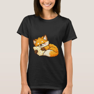 Cute Cosy Sleeping Fox T-Shirt