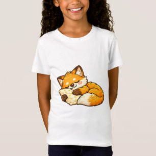 Cute Cosy Sleeping Fox T-Shirt