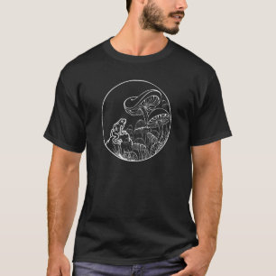 Cute Cottagecore Aesthetic Goblincore Frog And Mus T-Shirt