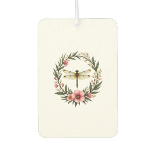 Cute Cottagecore Floral Dragonfly Aesthetic Girls Car Air Freshener