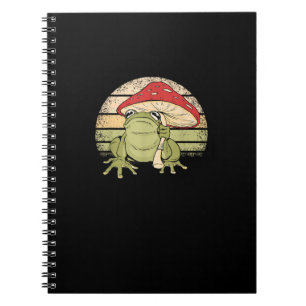 Cute Cottagecore Frog Mushroom Goblincore Toad Aes Notebook