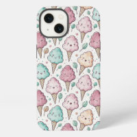 Cute cotton candy pattern pastel