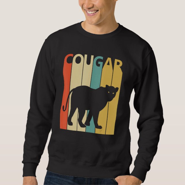 Cute Cougar Animal Sweatshirt (Front)