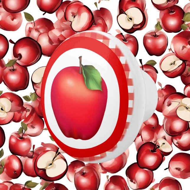 Cute Country apple fruit kitchen knob (Creator Uploaded)