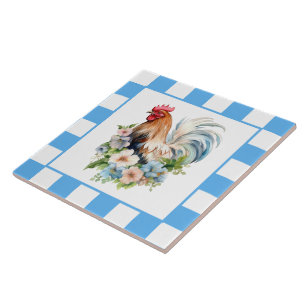 Cute Country chicken lovers Tile