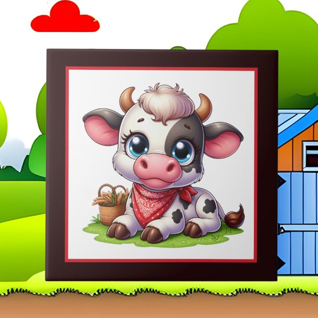 Cute Country cow lovers Tile (Creator Uploaded)