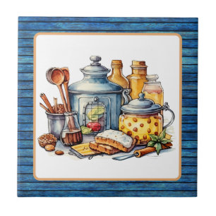Cute Country kitchen pot  Tile