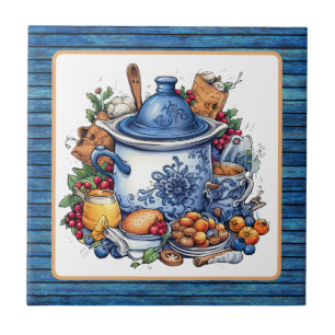 Cute Country kitchen pot  Tile