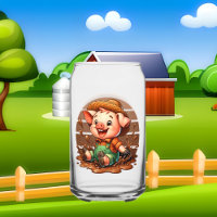 Cute Country pig lovers add monogram