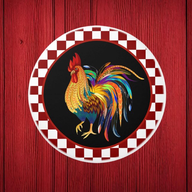 cute Country rooster Farmhouse decor Ceramic Knob (Creator Uploaded)