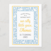 Cute Country Silly Goose Birthday Party