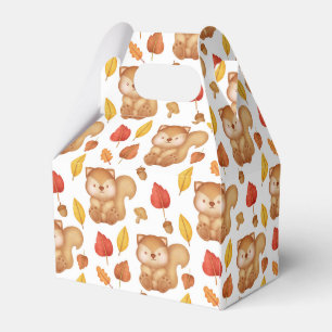 cute Country squirrels tiled party Favour Box
